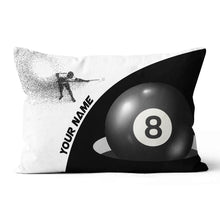 Load image into Gallery viewer, Personalized 8 Ball Billiards Pillow Custom Pillow Gift For Pool Players VHM0862