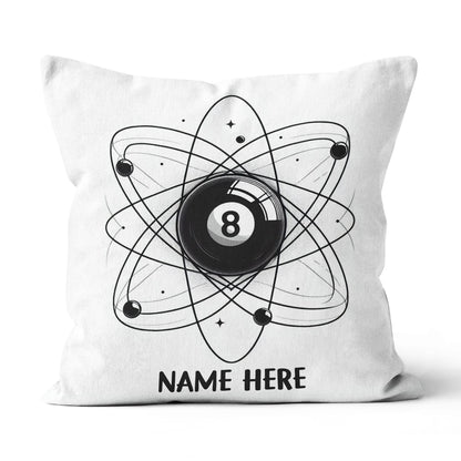 8 Ball Pool Funny Pillows Custom Adjustable Pillow For Billiard Lovers TDM0850