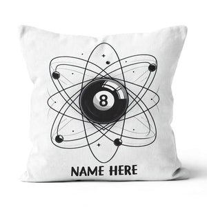 8 Ball Pool Funny Pillows Custom Adjustable Pillow For Billiard Lovers TDM0850