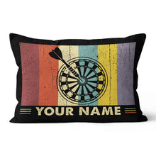 Load image into Gallery viewer, Colorful Retro Dartboard Pillow Personalized Darts Gifts For Dart Player LDT1104