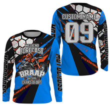 Load image into Gallery viewer, Weekend Forecast Brap Personalized Motocross Jersey UPF30+ Kid Adult Dirt Bike MX Racing Shirt NMS1138