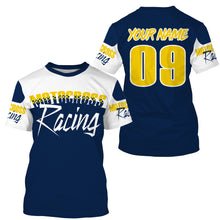 Load image into Gallery viewer, Motocross racing custom jersey UPF30+ men women kids dirt bike offroading motorcycle rider outfits NMS1009