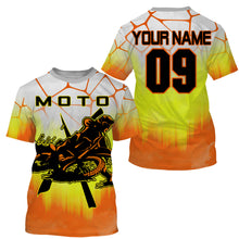 Load image into Gallery viewer, Men women kid MotoX racing jersey UPF30+ custom motocross dirt bike shirt off-road motorcycle NMS975