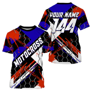 Custom Motocross racing jersey UPF30+ kid mens womens dirt bike off-road motorcycle MX racewear NMS952