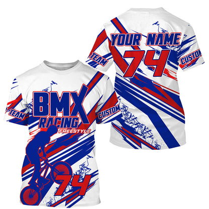 Personalized BMX racing gear UPF30+ adult kid BMX shirt extreme sport biking gear Cycling clothes| SLC109