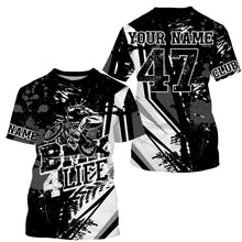 Load image into Gallery viewer, BMX 4 Life Black BMX jersey UPF30+ BMX bike shirt adult youth kid bicycle motocross cycling gear| SLC132