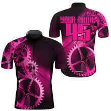 Load image into Gallery viewer, Custom Cycling Jersey Sprocket Mountain Bike Cycle Racing Bicycling Shirt Road Biking - Pink| NMS834