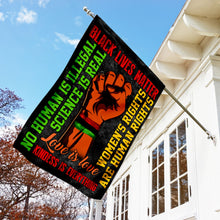 Load image into Gallery viewer, Black Lives Matter Kindness Is Everything Flag