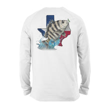 Load image into Gallery viewer, Sheepshead season Texas Sheepshead fishing - Standard Long Sleeve