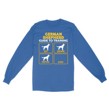Load image into Gallery viewer, German Shepherd Standard Long Sleeve | Funny Guide to Training dog - FSD2401D08