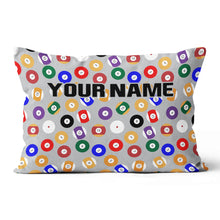 Load image into Gallery viewer, Personalized Billiard Balls Pillow Custom Throw Pillow Top Billiard Gift VHM0885