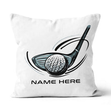 Load image into Gallery viewer, Golf Putter And Ball Custom Golf Throw Pillow Personalized Golfing Gifts LDT1207