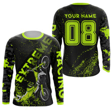 Load image into Gallery viewer, Custom number&amp;name dirt bike racing jersey youth men UV camo motocross off-road motorcycle shirt PDT155