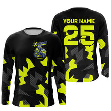 Load image into Gallery viewer, Personalized camouflage motocross jersey UPF30+ men women kid dirt bike racing off-road motorcycle NMS973