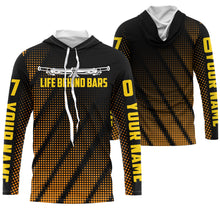 Load image into Gallery viewer, Life behind bars Mountain bike jersey Custom UPF30+ adult kid MTB jersey Yellow cycling shirt| SLC39