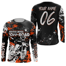 Load image into Gallery viewer, Personalized Motocross off-road jersey UPF30+ extreme kid&amp;adult dirt bike racing motorcycle shirt PDT261