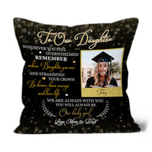 Load image into Gallery viewer, Personalized Graduation Pillow to Our Daughter, Custom High School College Grad Congrats All-over Print| NPL63