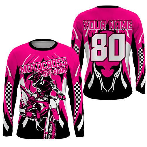 MX racing jersey girl women Motocross off-road youth UV dirt bike riding long sleeves motorcycle PDT232