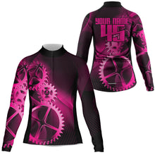 Load image into Gallery viewer, Custom Cycling Jersey Sprocket Mountain Bike Cycle Racing Bicycling Shirt Road Biking - Pink| NMS834