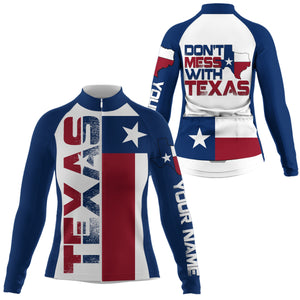 Don't mess with Texas men women Cycling jersey with 3 Pockets UPF50+ bike shirts MTB BMX gear| SLC173