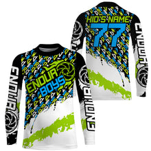Load image into Gallery viewer, Enduro boys MTB jersey UPF30+ kid mountain bike shirts Off-road youth cycling racewear| SLC115