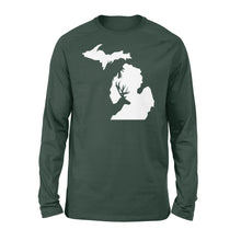 Load image into Gallery viewer, Michigan deer hunting Long sleeve - FSD1188