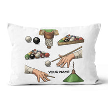 Load image into Gallery viewer, Personalized Funny Vintage Billiards Games Pillow Best Throw Pillows TDM0752