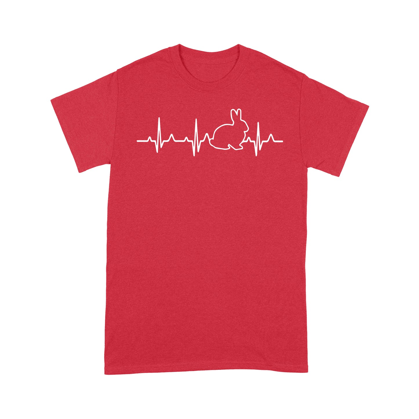 Rabbit Pulse Heartbeat Men Women's T-Shirt Bunny Shirt, Bunny Rabbit Shirt - FSD1378D03