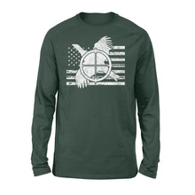 Load image into Gallery viewer, Grouse Hunter American Flag Hunting Long sleeve - FSD1124