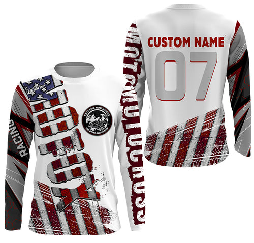 Custom Motocross Jersey UPF30+ American Dirt Bike MX Racing Jersey Adult&Kid Off-Road Motorcycle NMS1260