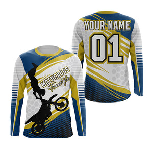 Xtreme blue motocross jersey kid&adult custom MX UPF30+ dirt bike racing motorcycle rider shirt PDT226