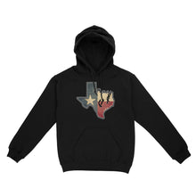 Load image into Gallery viewer, Texas fishing hoodie with Texas flag for fisherman Texas fishing forum A234