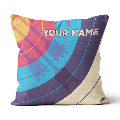 Archery Target Arrow Shadow Pillows Custom Throw Pillows Archery Gifts TDM0800