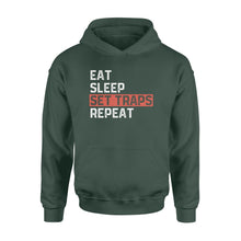Load image into Gallery viewer, Trapper Gift Funny Trapping Shirt Eat Sleep Set Traps Repeat - FSD1386D07