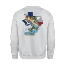 Load image into Gallery viewer, Bass season Texas bass fishing - Standard Fleece Sweatshirt