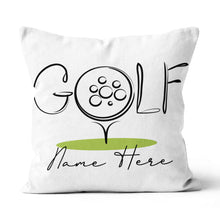 Load image into Gallery viewer, Golf Icon Custom Name Golf Pillow Personalized Cool Golfing Gifts LDT1208