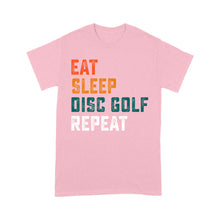 Load image into Gallery viewer, Funny Disc Golf Shirt eat sleep Disc golf repeat, disc golf gifts T shirt D01 NQS4626