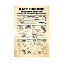 Load image into Gallery viewer, Freshwater bait rigging Matte Canvas (1.25")