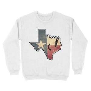 Texas fishing sweatshirt with Texas flag for fisherman Texas fishing forum A234