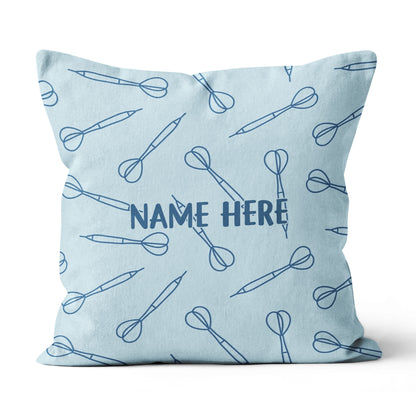 Blue Darts Seamless Pattern Custom Dart Pillow Personalized Darts Gifts LDT1200