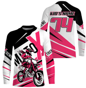 Personalized MX jersey UPF30+ extreme Motox dirt bike youth adult Motocross biker girl racing shirt PDT218