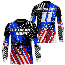 Load image into Gallery viewer, Personalized BMX jersey Adult kid American bike shirts UPF30+ bicycle clothes USA Cycling gear| SLC81