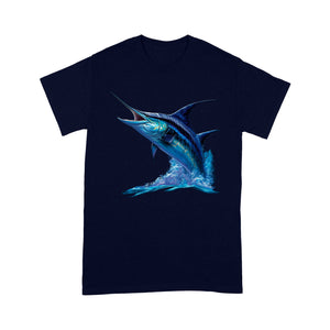 Blue Marlin Deep Sea Fishing T Shirts, Marlin Saltwater Fishing Shirt Offshore Fishing IPHW3895
