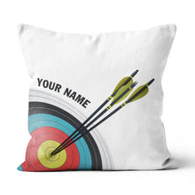Load image into Gallery viewer, Personalized Archery 3d Target Pillow Best Custom Throw Pillows Gifts TDM0746