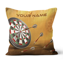 Load image into Gallery viewer, Dartboard Custom Throw Pillow Personalized Dart Gifts For Dart Lovers LDT1107