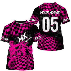 Personalized MX jersey for adult kid UPF30+ dirt bike off-road Motocross racing shirt PDT399