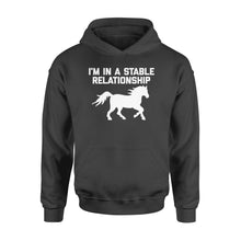 Load image into Gallery viewer, Funny &quot;I&#39;m In A Stable Relationship&quot; Hoodie for Women - FSD1112