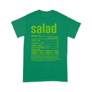 Salad nutritional facts happy thanksgiving funny shirts - Standard T-shirt