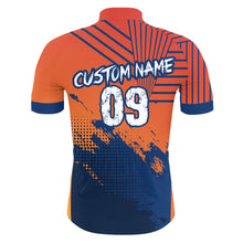 Load image into Gallery viewer, Live to ride Custom mens cycling jersey UPF50+ Road biking tops Bicycle clothes with 3 pockets| SLC05