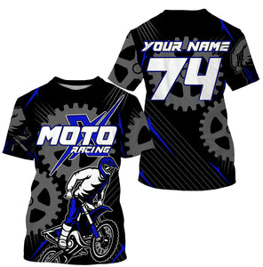 Dirt bike jersey for kid&adult custom name&number UPF30+ motocross racing offroad motorcycle shirt PDT150